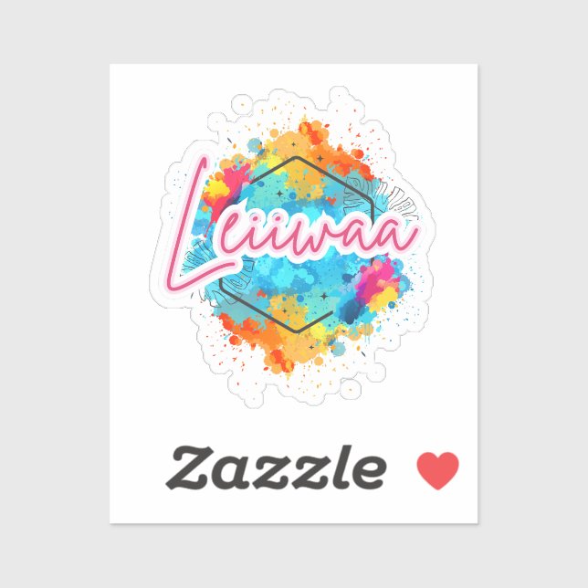 LEIIWAA – Island Girl Power Stickers Aufkleber (Blatt)