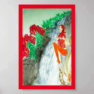 Leila, kleiner Archivdruck Poster