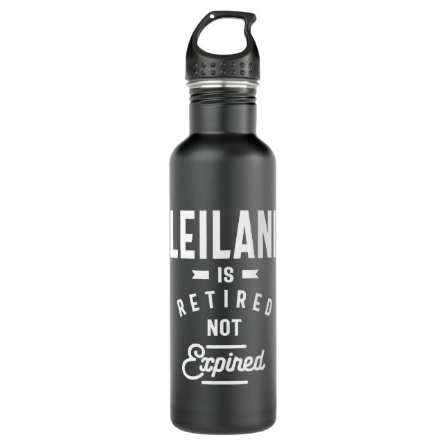 Leilani Personalisiert Name Geburtstagsgeschenk Edelstahlflasche (Vorderseite)