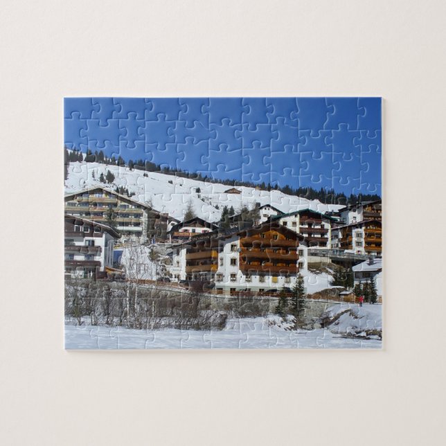 Leine in Österreich im Winter Puzzle (Horizontal)