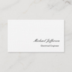 Leinen Elektroingenieur Visitenkarte