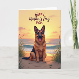 Leinen Frohen Muttertag Mama Karte