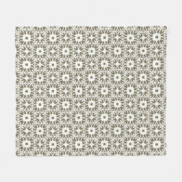 Leinen-Gitter Fleecedecke