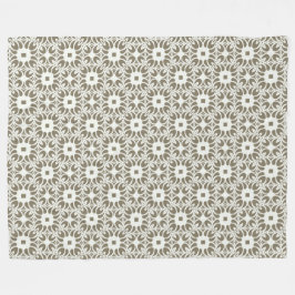Leinen-Gitter Fleecedecke