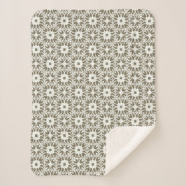 Leinen-Gitter Sherpadecke