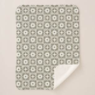 Leinen-Gitter Sherpadecke