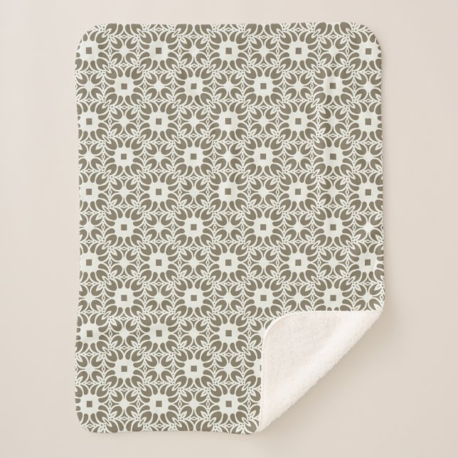 Leinen-Gitter Sherpadecke (Vorderseite)