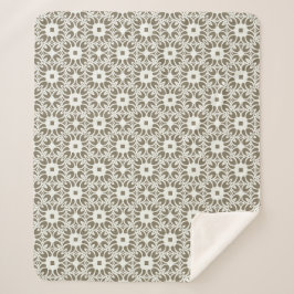 Leinen-Gitter Sherpadecke