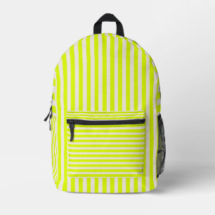 Leinen und Neongelb Cool gestrichen Bedruckter Rucksack