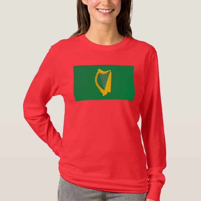 Leinster-Flagge T-Shirt (Vorderseite)