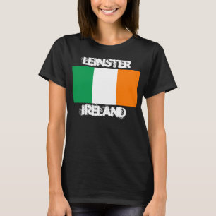 Leinster, Irland mit irischer Flagge T-Shirt