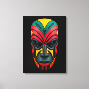 Leinwand Afrikanischer Masken