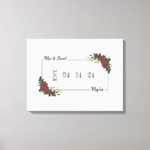 Leinwand Alternative Wedding Guest Book CDM&S