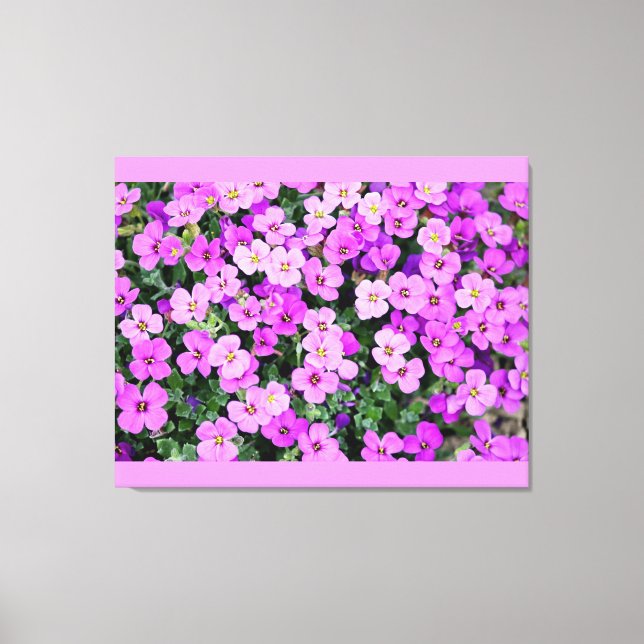 Leinwand an der Wand (Vorderseite)