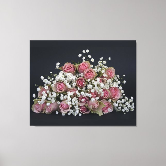 Leinwand an der Wand (Vorderseite)