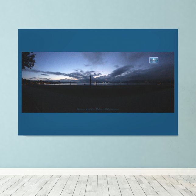 Leinwand Aquamarin (Wasserfront 117) RFPMDesign ©️ (Insitu (Holzboden))