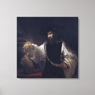 Leinwand Aristoteles mit einer Büste von Homer dur