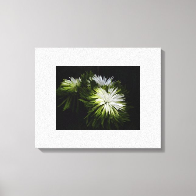 Leinwand Art-Blume (Vorderseite)