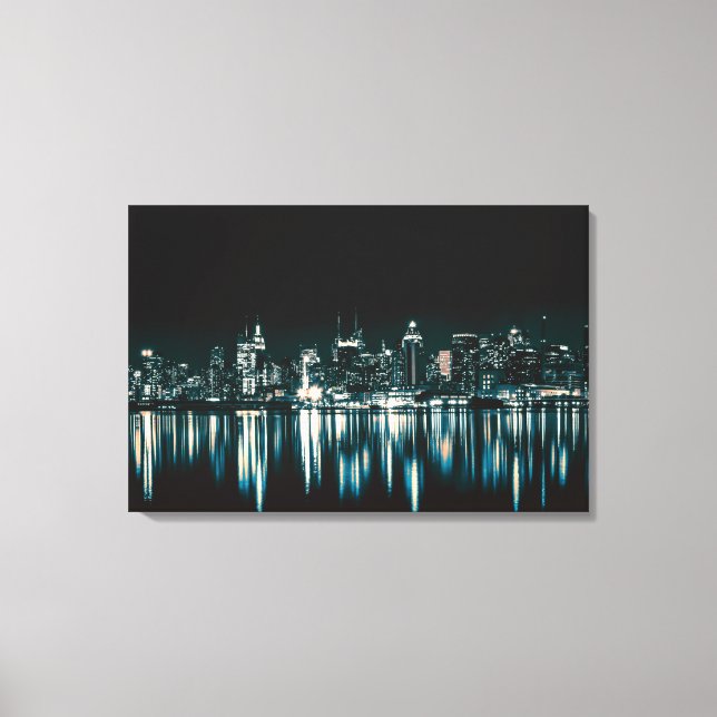 Leinwand Art-City-Nightscape (Vorderseite)