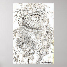 LEINWAND ART DRUCKEN & POSTERS - FLAMBOYANT MAN AR POSTER