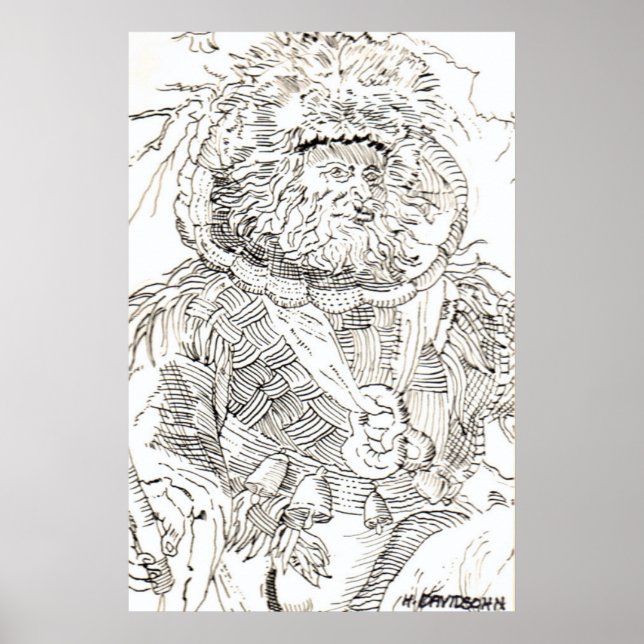 LEINWAND ART DRUCKEN & POSTERS - FLAMBOYANT MAN AR POSTER (Vorne)