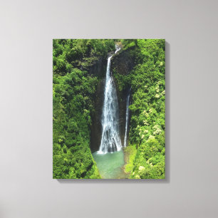 Leinwand Art-Kauai-Wasserfall