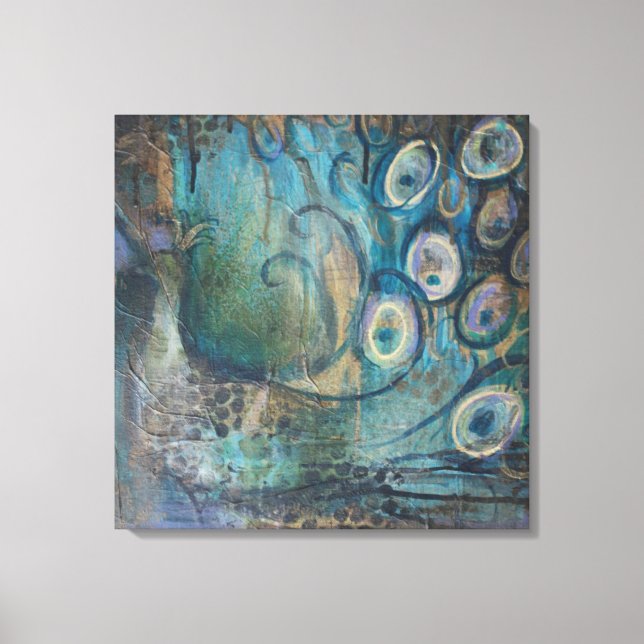 Leinwand Art Print Peacock (Vorderseite)