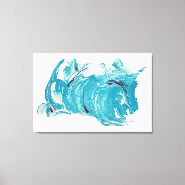 Leinwand Art Print - "Running with the Wind" (Vorderseite)