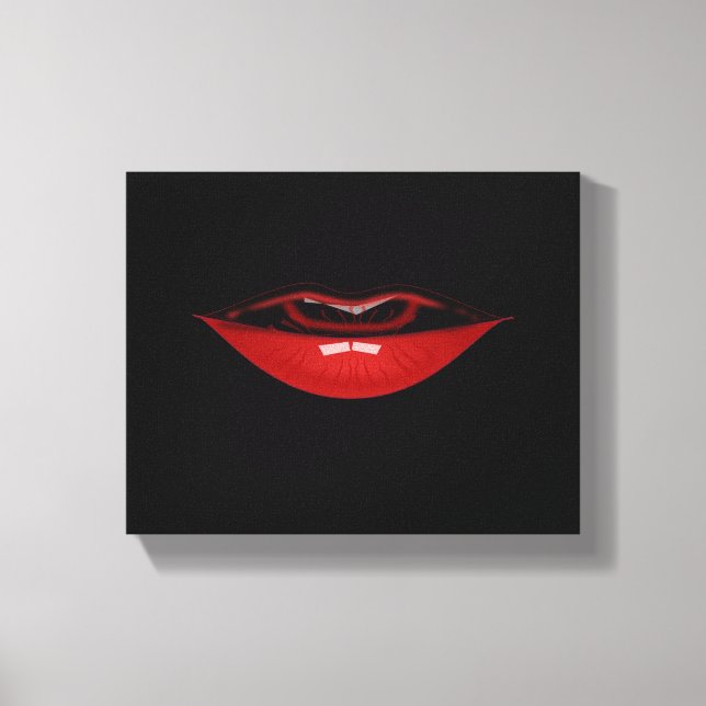 Leinwand Art-Red Lips (Vorderseite)