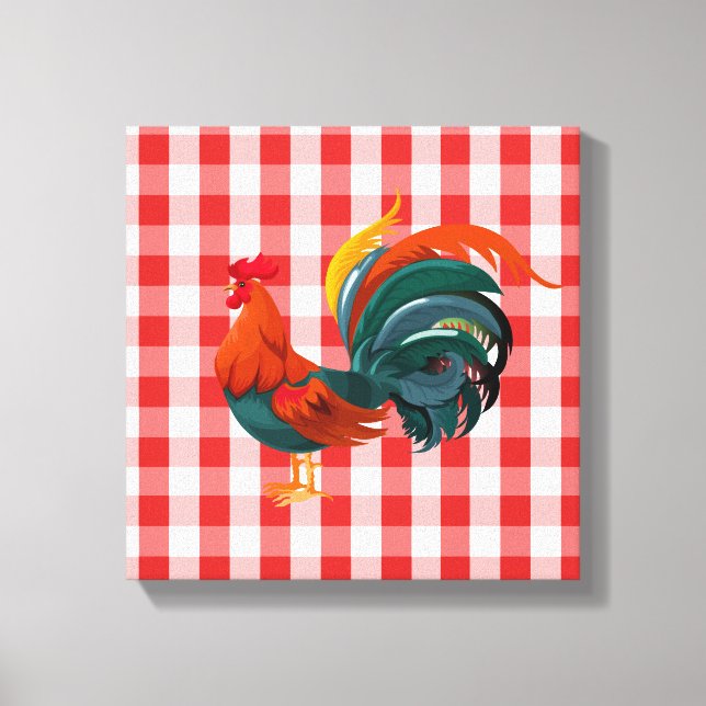 Leinwand Art-Rooster (Vorderseite)
