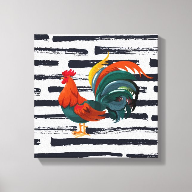 Leinwand Art-Rooster (Vorderseite)