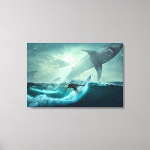 Leinwand Art-Surfer Wave