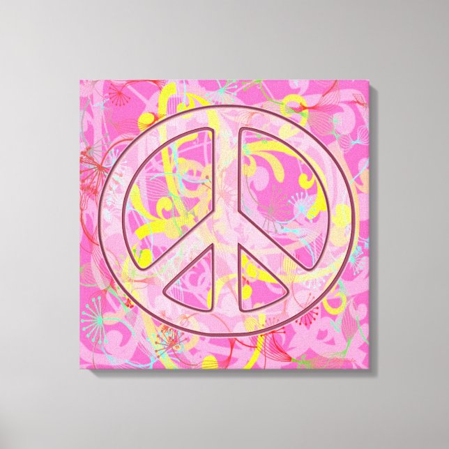 LEINWAND ARTWORK - GETRENNTER FRIEDEN - WALDEKORAT (Vorderseite)