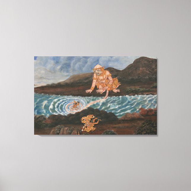 Leinwand aus der asiatischen Geschichte (Vorderseite)