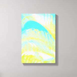 Leinwand aus Palmenblättern