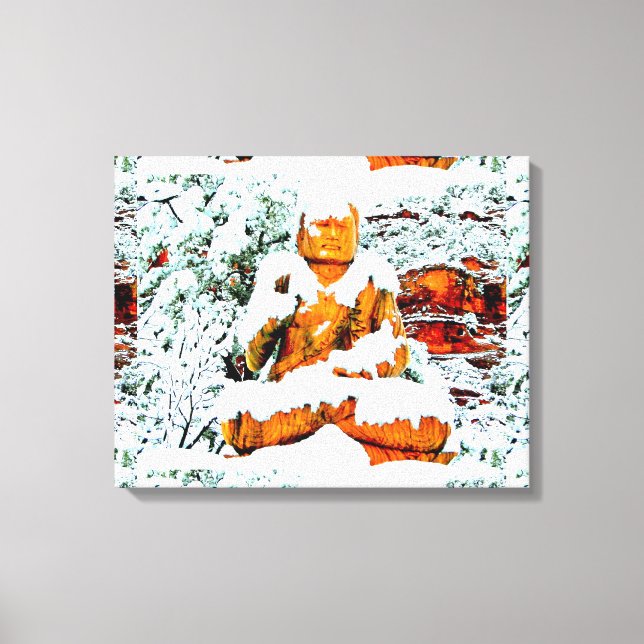 Leinwand aus Schnee Buddha (Vorderseite)
