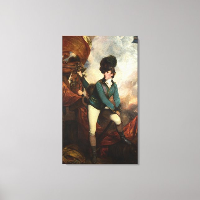 Leinwand Banastre Tarleton von Joshua Reynolds (Vorderseite)