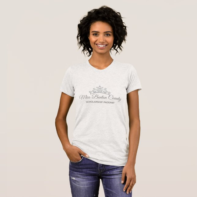 Leinwand Bella für Frauen - Individuelle Name T-Shirt (Vorne ganz)