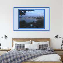 Leinwand Blue (Water Front 111) RFPMDesign ©️ 2019