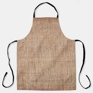 Leinwand der Leinenente, grobkörnig, zerknittert  Schürze