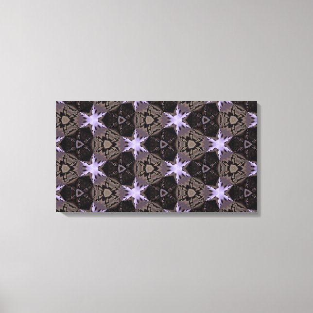 Leinwand der lila Sterne (Vorderseite)