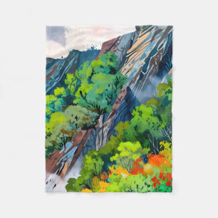 Leinwand der Natur Fleecedecke