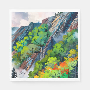 Leinwand der Natur Serviette