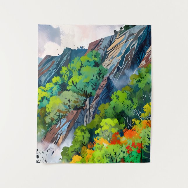 Leinwand der Natur Wandteppich (Vorderseite)