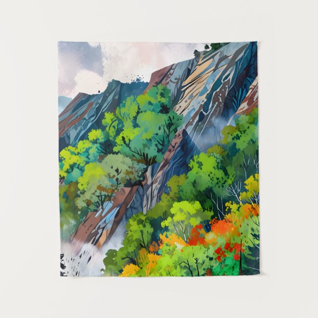 Leinwand der Natur Wandteppich (Vorderseite)