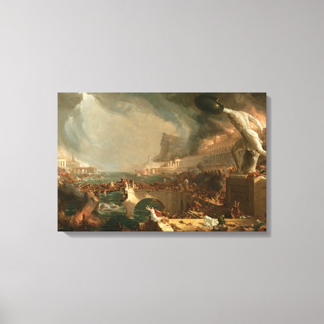 Leinwand Der Verlauf des Empire Destruction Cole T (Vorderseite)