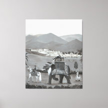 Leinwand des indischen Kulturerbes