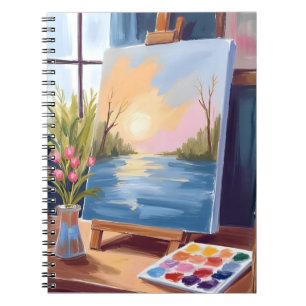 Leinwand des Künstlers   Pastell-Aquarellmalerei Notizblock