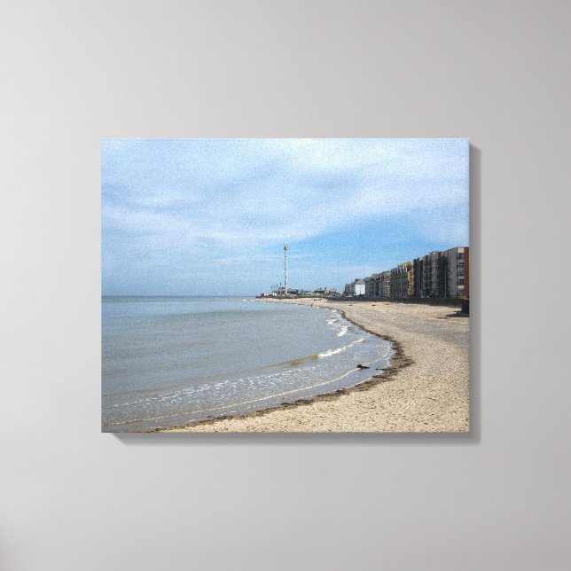 Leinwand des Rhylstrandes (Vorderseite)