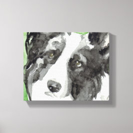 Leinwand Dog Art mit Border Collie